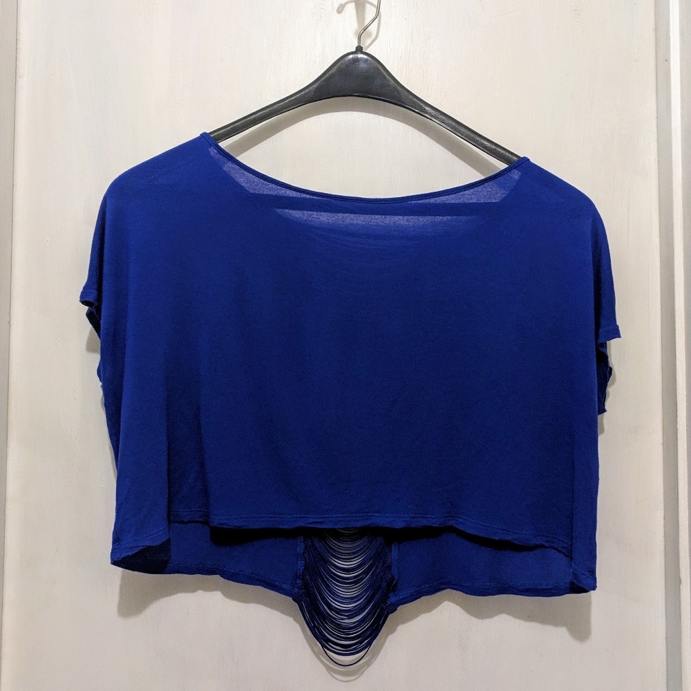 LUSH Crop Top Royal Blue 👑🦄! S